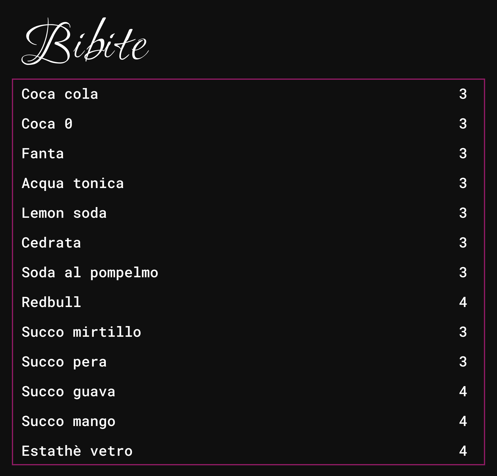 Cocktail Bar Porto Recanati